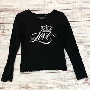 Women's Victoria's Secret Long Sleeve Love Bling Tee